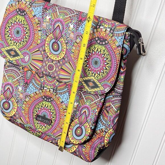 Sakroots Rainbow Wanderlust Twill Loyola Convertible Backpack Purse Shoulder Bag - Picture 12 of 13